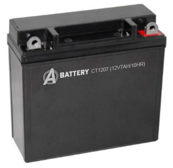 Аккумулятор A-Battery CT1207 (12V7AH/10HR)
